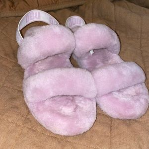 Lilac UGG slippers